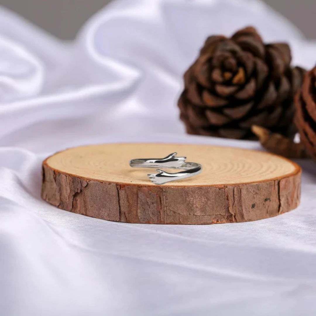 ANILLO ABRAZO | PLATA DE LEY 925