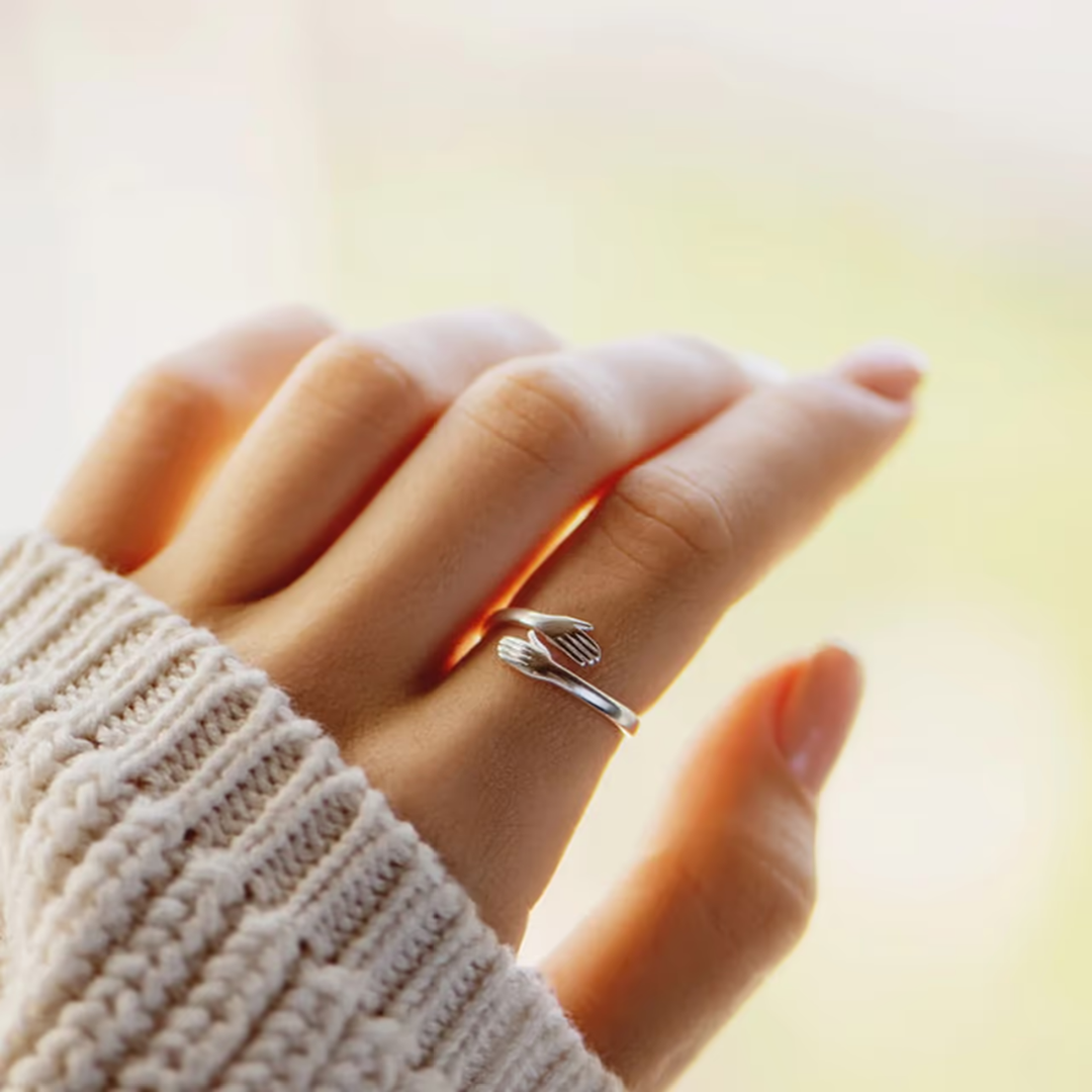 ANILLO ABRAZO | PLATA DE LEY 925